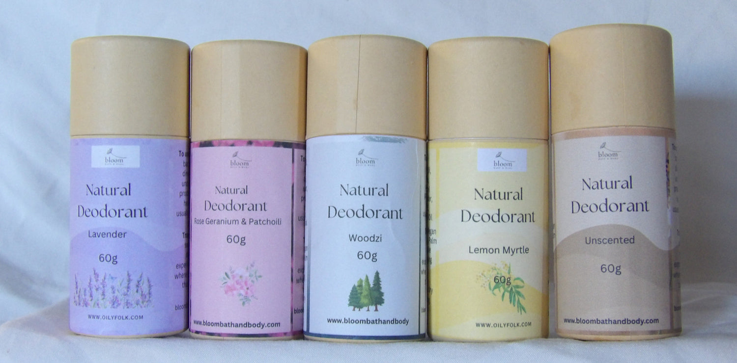 Natural Deodorant-Vegan, Aluminium free, No Baking soda 60g