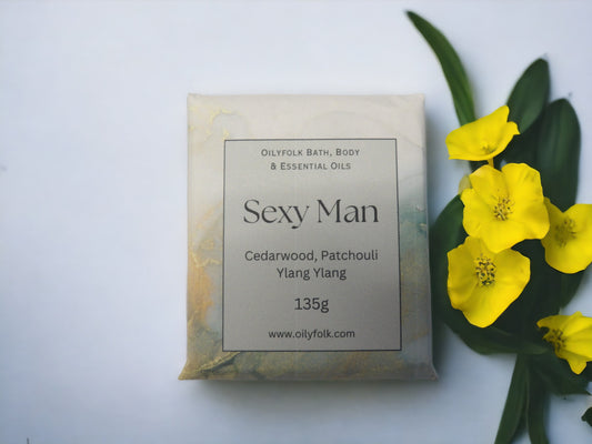Sexy Man -Cedarwood, Patchouli & Ylang Ylang 125g